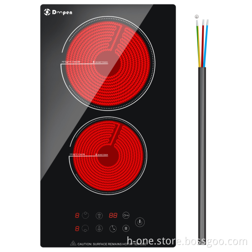 China Factory Direct Sales Infrared Cooktop 2 Burner Electric Cooker